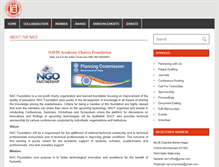 Tablet Screenshot of nacf.in